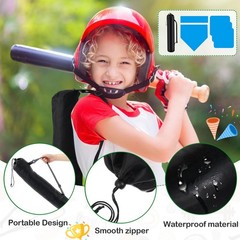Hiboom 5 Pcs Baseball Softball Base Set Portable Carry Bag 3 Bases Homeplate Rub