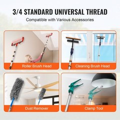 Telescoping Pole, 6 to 24 FT Pole, Extension Multi – Purpose Pole, Sturdy
