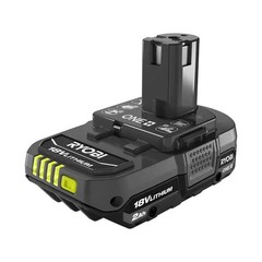 Ryobi One 18V Cordless Compact Power Scrubber Kit 2.0 Ah Battery And Charger