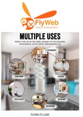 1 FlyWeb Fly Light Trap Fly Web Control Mosquitos Flies Gnats moths fruit flies