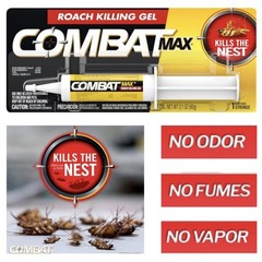 Combat MAX Indoor ~ Outdoor 60g Source Kill Roach Killing Gel 24/7 Kills Nest