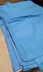 50 PREMIUM BLUE HUCK TOWELS GLASS CLEANING JANITORIAL LINTLESS SURGICAL TOWELS!!