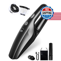 Servomaster Vacuum Cordless Car Vacuums Powerful Rechargeable Battery Portable