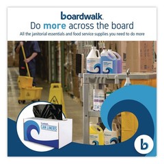 Boardwalk 519E 38″ x 58″ 60 gal Reprocessed Resin Can Liners – Black (50/CT) New
