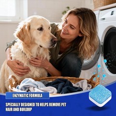 PAPAROTTY Washing Machine Cleaner Tablets – 24 1 Count (Pack of 24), Blue