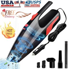 Mini Car Vacuum Cleaner Handheld Cordless Duster Wet&Dry Strong Suction Pet hair