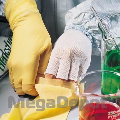 Berkshire BGL2.200BR, Half-Finger Polyester Glove Liners, Regular