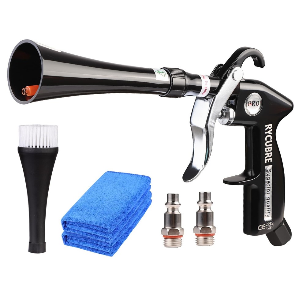 Rycubre Tornado Car Cleaning Gun High Pressure Air Blow Gun Air Blower Gun 2 2