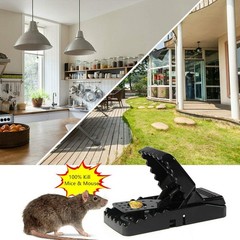Mouse Trap, Mice Traps That Work Best Snap for 6 Pack Traps, Black