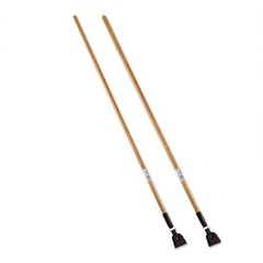 (Set of2) 60″ Rubbermaid Commercial M116 Snap-On Dust Mop Handle, 1 1/2″ dia