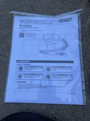 Clayton Scorpion Handheld Hepa Vacuum SC-100 w/ Accessories