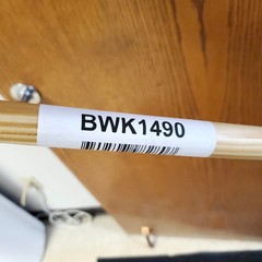 Boardwalk BWK1490 Dust Mop Handle Clip On 1″ Diam 60″ Len Solid Wood Pack of 9