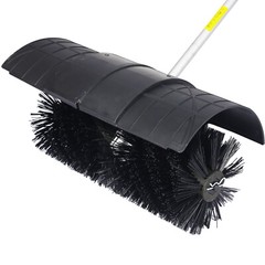 52cc Gasoline Sweeper Broom Articial Turf Lawns Snow Driveway Debris Cleaning