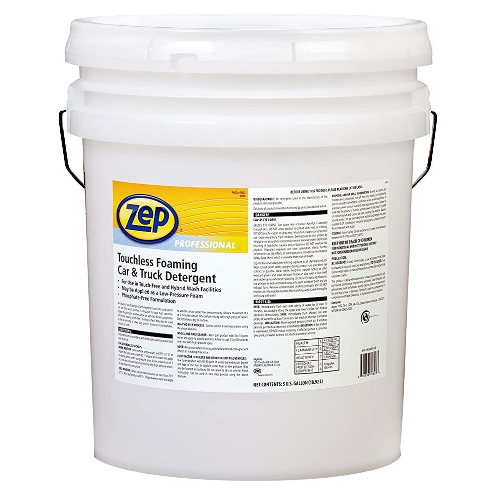 Zep Professional Touchless Vehicle Detergent, 5 Gallon (1-Pack) 1041568, R08235