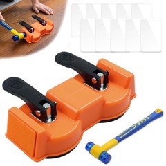 Floor Gap Fixer Tool with Dual Vacuum Suction Cups,Tool to Fix Orange
