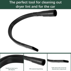 25 inch Vacuum Crevice Tool Attachment 1-1/4″ (32mm) or 1-3/8″ (35mm), Black
