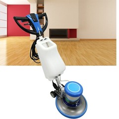 110V 17″ Industrial Floor Scrubber Buffer Floor Washer Polisher Carpet Cleaner