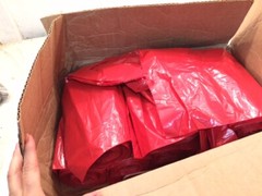 Stericycle 33 Gallon Red Bags for Biohazardous Waste sku# 2143 Case 8 rolls (I2)