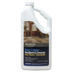 Armstrong Once’n Done Resilient & Ceramic Floor 32 Fl Oz (Pack of 1), Clear