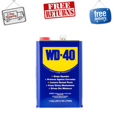 WD-40 Multi-Purpose Lubricant, 1 Gallon Heavy Duty Liquid, Classic Formula, New