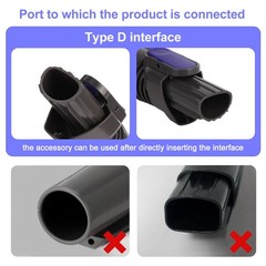 Vacuum Crevice Tool Brush Replacement Parts for 2 inches, Gray
