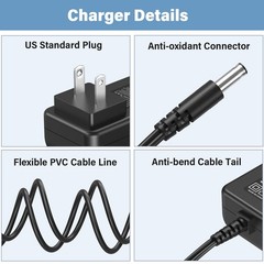 10V Pet Stain Eraser Charger Replacement Compatible with Bissell 3180 Power C…
