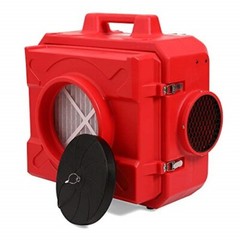 MOUNTO AF500 1/3Hp 500Cfm Industrial HEPA mold dust Air Scrubber Filtration Red