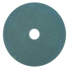 3M Floor Buffing Pad Aqua 27″ dia x 1″ Non-Woven Nylon/PES Fiber | 5/Case