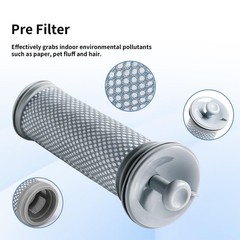 Keluke 12 Pack Cordless Vacuum Filter Replacement Compatible Tineco A10 Hero