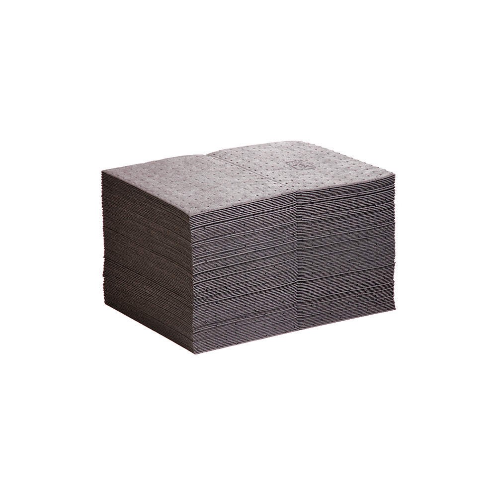 PIG MAT203 Absorbent Pad,Universal,Gray,PK100 30PV56