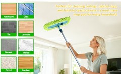 4PCS 14”~16” Microfiber Dust Mop Pads Compatible with Leifheit 55210,Reusable