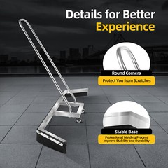 Tennis Court Squeegee Sweeper Sport Court Water Remover Dryer-Surface Rain Shutt