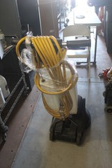 Powr-Flite 17″ Commercial Floor Buffer Scrubber Polisher w/ Water Tank Tested