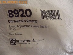 UltraTech Ultra-Drain Guard 8920, 808416101669 Round Adjustable Frame 22″ x 25″