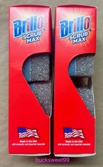 Brillo SCRUB MAX KITCHEN Scrubber – 4 Scrubbers TOTAL