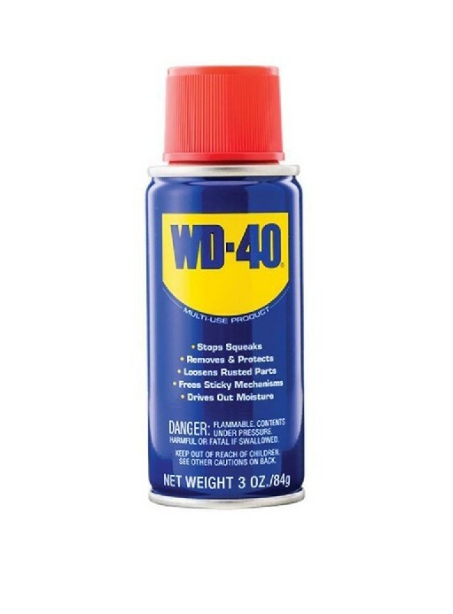 24 WD-40 3 oz. Multi-Use, Multi-Purpose Lubricant Spray, Handy Can 24 Cans
