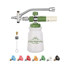 FENG PAI Pressure Washer Foam Cannon with Dual-Connector Access… FAST USA SHIP