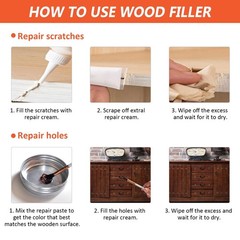 Grpoche Wood Furniture Repair 0.74 Ounce (Pack of 36), 12+8+8+2 Colors