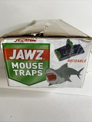 JT Eaton 409 Jawz Indoor Plastic Mouse Trap for Solid or Liquid Bait, Instant Ki