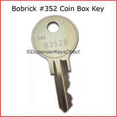 Bobrick #352 Coin Box Dispenser Key – (4/pk.)