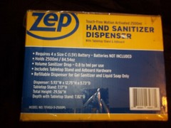 Zep TFHSU-1- 2500PL Touch-Free Motion Hand Dispenser 84.54-oz with Stand