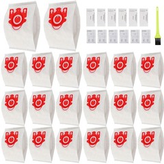 20 Packs 3D Airclean FJM Vacuum Cleaner Bags Replacement for 20 pack, white