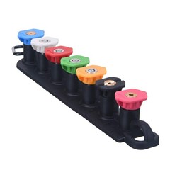 M MINGLE Pressure Washer Tips Set with Nozzle Holder, 7 Tips, 1/4…