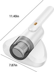 Handheld UV C Bed Vacuum Kills Bacteria Dust Mites Allergen Remover For Mattress