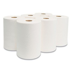 Morcon Paper VT106 10″ x 550′ 1-Ply TAD Roll Towels – White (6 Rolls/CT) New