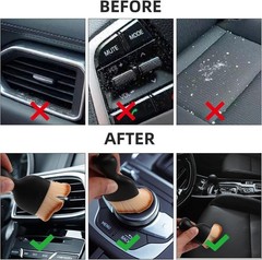2PCS Car Interior Dust Sweeping Soft Brush, Car Detailing Brush, Scratch Fre