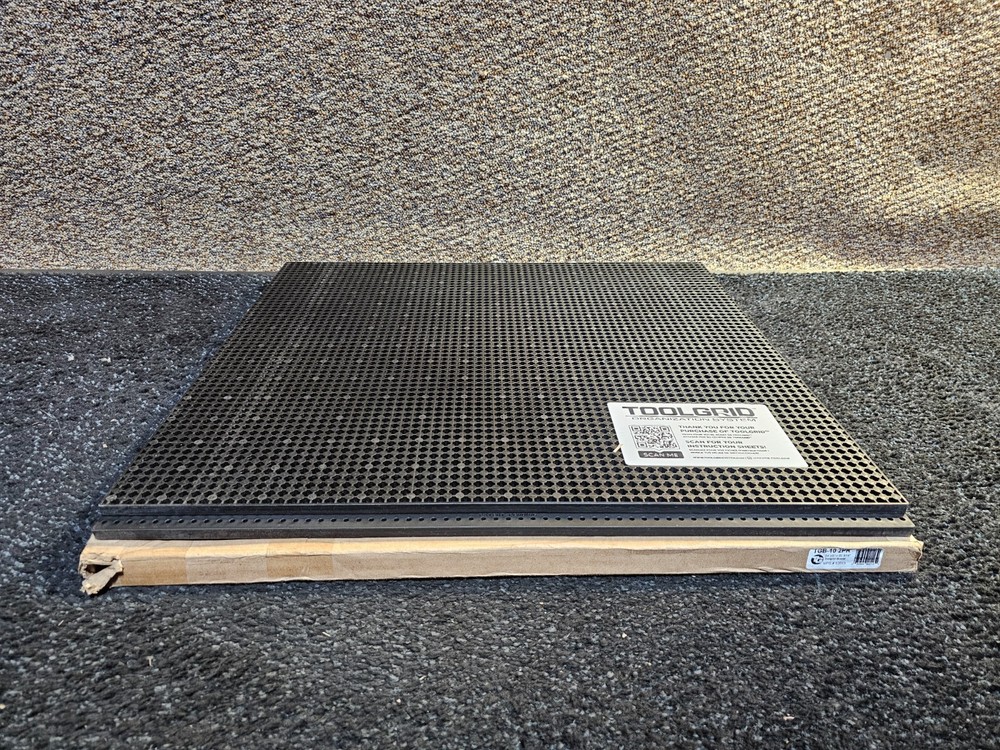 (QTY 2) TOOL GRID TGB-10 Board for MotionLatch Drawer, 24 1/2″ x 22 3/16″ Black