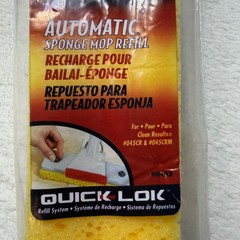Quickie Clean Results Type S Automatic Sponge Mop Refill Microban 0442CR New