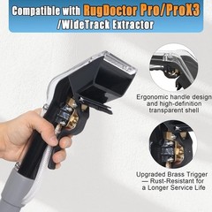Transparent Head Upholstery Extractor Attachment with 12ft Hose for Rug Doctor