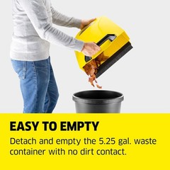 S 4 Twin Push Sweeper: Clean Outdoor Spaces 5X Faster – 5.25 Gallon Capacity